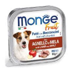 MONGE DOG VASCHETTA FRUIT AGNELLO MELA GR 100