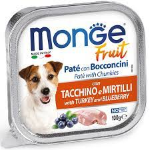 MONGE DOG VASCHETTA FRUIT TACCHINO MIRTILLO GR 100