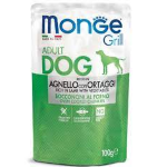 MONGE DOG BUSTA GRILL AGNELLO E VERDURE GR 100