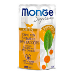 MONGE SUPREME BUSTA KITTEN TONNO SPINACI GR 80