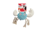 CAMON AH003/C GIOCO Cane - Peluche Granchio,  c/Squeaker e corda, 34cm - 3p