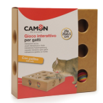 CAMON AC225 GIOCO gatto in MDF interattivo, c/palline, 25x25x6,5cm