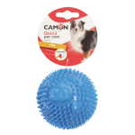 CAMON AD0506 GIOCO cane Palla riccio in TPR, tre soggetti c/Squeaker, approx. 9cm -