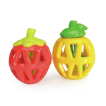 CAMON AD0511 GIOCO cane due soggetti in TPR, Fragola/Mela spargi ricompensa, approx. 13cm