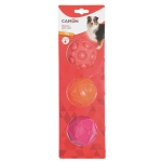 CAMON AD0517 GIOCO Cane, in TPE c/squeaker, Palle geometriche - 7,5cm