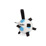 CAMON AD0534 PALLA da Calcio x Cani, in PU Leather -  Misura 5 - con prese in poliestere,  Bianco/Azzurro - 4p