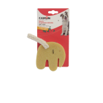 CAMON AD0711 GIOCO CANE in gomma naturale (Approx. 10cm) c/corda, Elefante