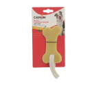 CAMON AD0714 GIOCO CANE in gomma naturale (Approx. 12cm) c/corda, Osso piccolo