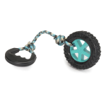 CAMON AD0750 GIOCO cane ruota in TPR c/corda e maniglia, approx. 44cm