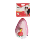 CAMON AH054 GIOCO cane in poliestere c/squeaker, fetta di torta, approx. 25cm