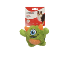 CAMON AH4205 GIOCO Cane in poliestere c/squeaker, Monster size M Verde, diam. 12cm