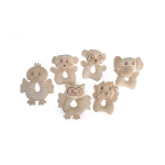 CAMON AG0334 GIOCO Gatto (poliestere) con catnip,  elefante+leone+orso+gufo+canarino+ scoiattolo