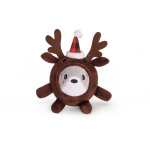 CAMON AH9391/A Gioco CANE, Pupazzo a forma di Renna, in poliestere, c/Squeaker, 20cm -