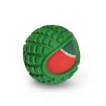 CAMON AH9400 Gioco CANE, Palla tennis ricoperta in gomma(colori natalizi), c/Squeaker, 6cm -