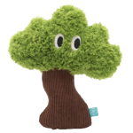 LEOPET ALBERO IN TESSUTO CON ERBA GATTA 18X16 CM