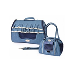 CAMON CA608/C BORSA DENIM MILÙ      38X22X28