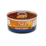 FARMINA N&D CAT UMIDO LATTINA 117 PUMPKIN CERVO ZUCCA GR 70