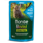 MONGE CAT BWILD BUSTA ACCIUGHE GR 85