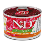 **FARMINA N&D DOG UMIDO LATTINA 377 QUINOA ARINGA COCCO GR 140