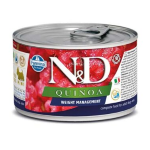 **FARMINA N&D DOG UMIDO LATTINA 407 QUINOA WEIGHT MANAGEMENT GR 140