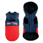GIMDOG CAPPOTTINO CREW 60 CM BLU/ROSSO