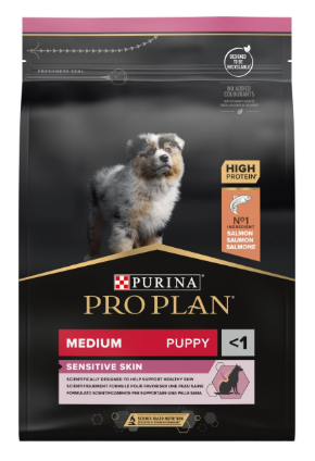 Proplan Dog Secco Puppy Medium Sensitive Skin Salmone Kg 3 Offerta
