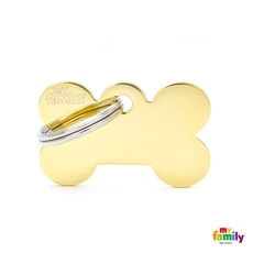 My Family Targhetta Medaglia Small Golden Brass