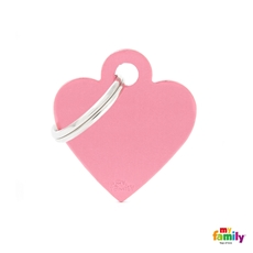Myfamily Cuore S Alluminio Rosa Basic