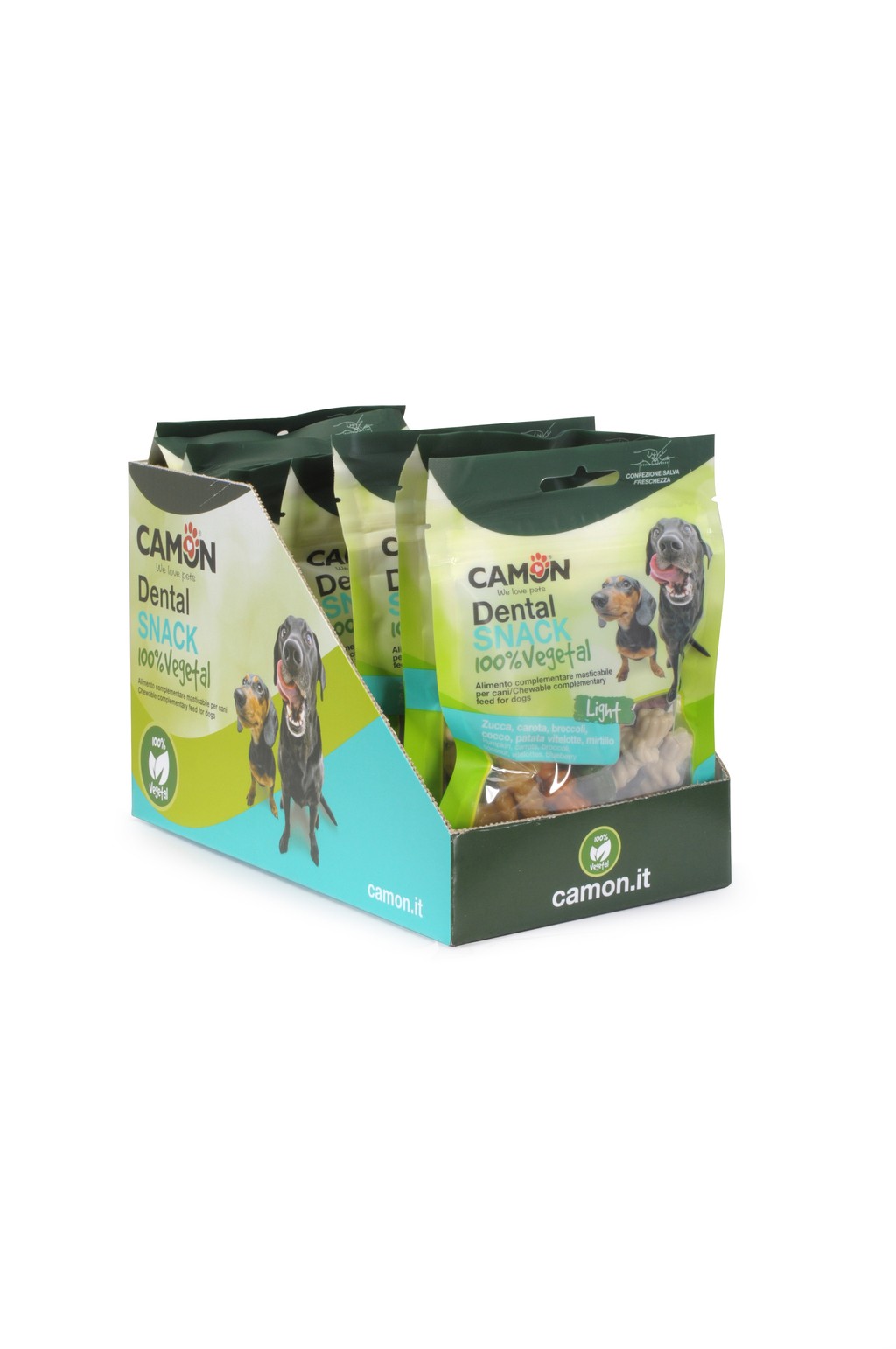 Camon Ae367 Dental Snack Vegetale A Forma Di Cotonosso - (5gusti, Busta, 80g)