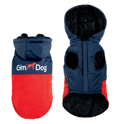 Gimdog Cappottino Crew 55 Cm Blu/rosso