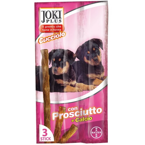 Joki Plus Dog Sticks Cucciolo Prosciutto Pz 3 - immagine 3