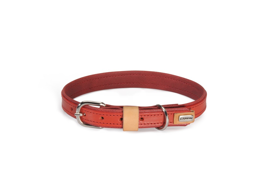 Camon Da096/a Coll. Cuoio Foderato Sint. Cucito C/finiture Cuoio Rosso- 20x500mm