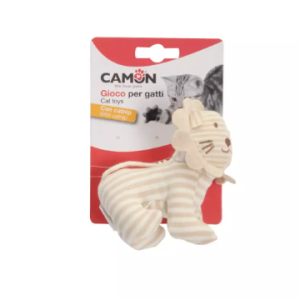 Camon Ag0333 Gioco Gatto (poliestere) Con Catnip, Leone+giraffa+elefante