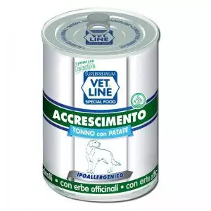 Vet Line Dog Umido Lattina Accrescimento Tonno Gr 400