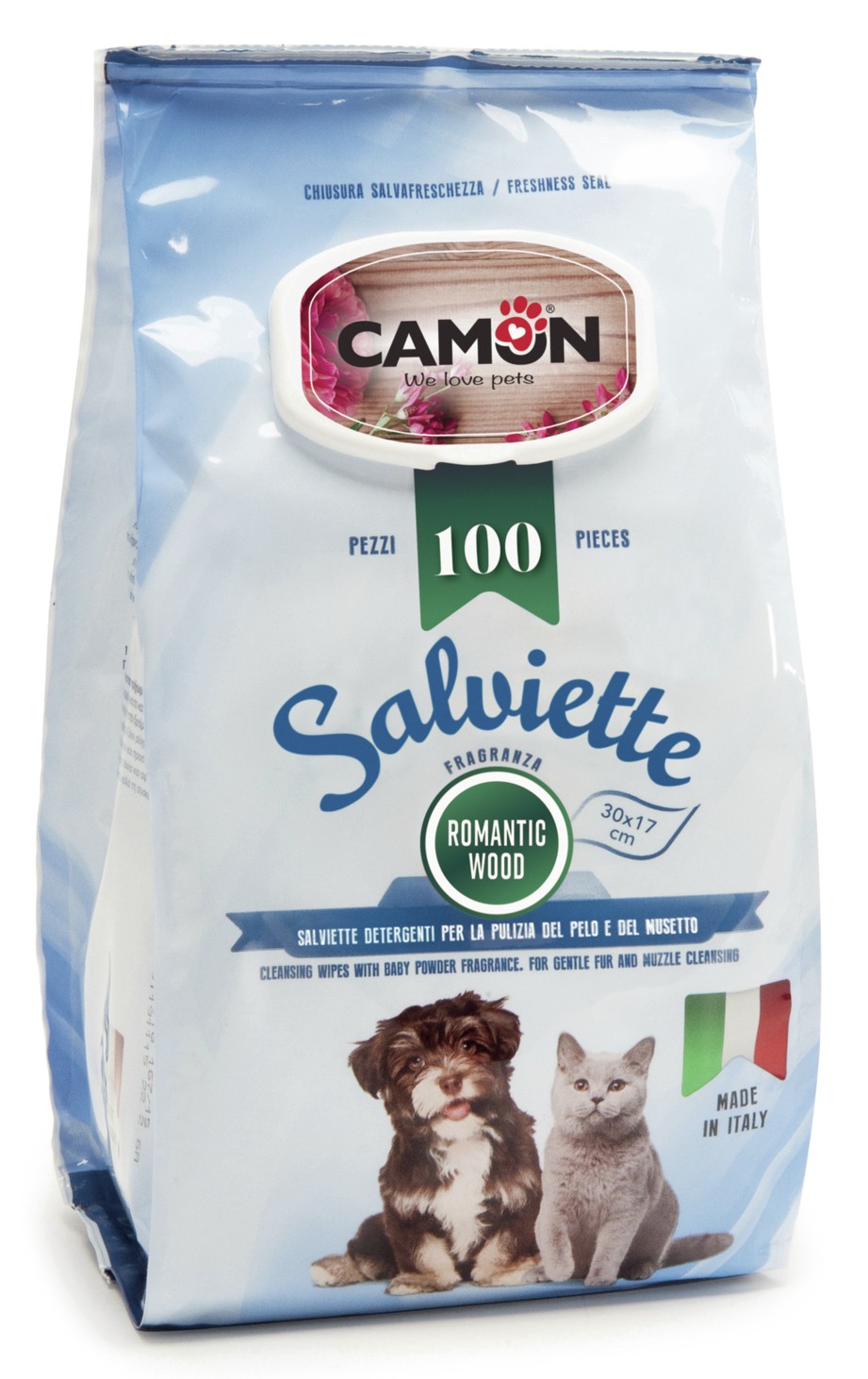 Camon La002 Salviette 100 Pz Romantic Wood