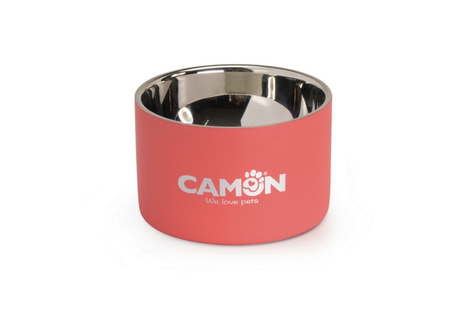 Camon C0417 Ciotola In Acciaio, Doppia Parete, 120x75mm, 400 Ml