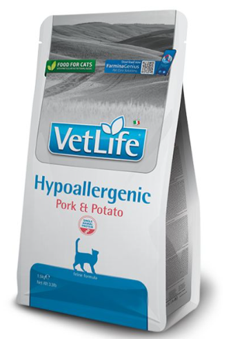 Farmina Vet Life Cat Secco Hypoallergenic Maiale Kg 1,5