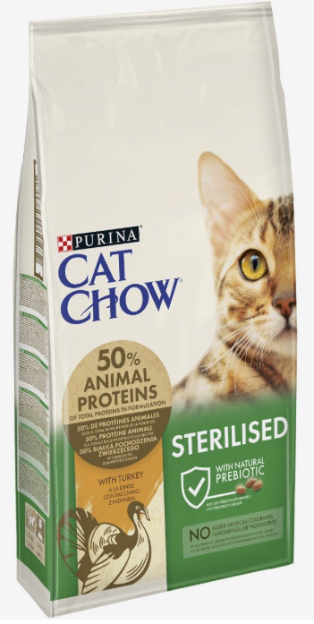 Tonus Cat Chow Sterilised Tacchino Kg 10