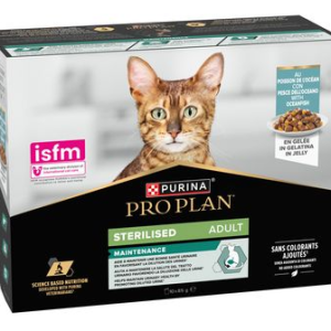 Proplan Cat Umido Busta Multipack Sterilised Pesce Oceano 10x85 Gr