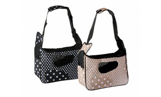 Camon Ca628/a Borsa Nera Con Pois Cm40x20x27