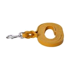 Leopet -lunghina- Guinzaglio Da Esposizione In Pelle Di Bufalo Colore Beige 2mt - immagine 2