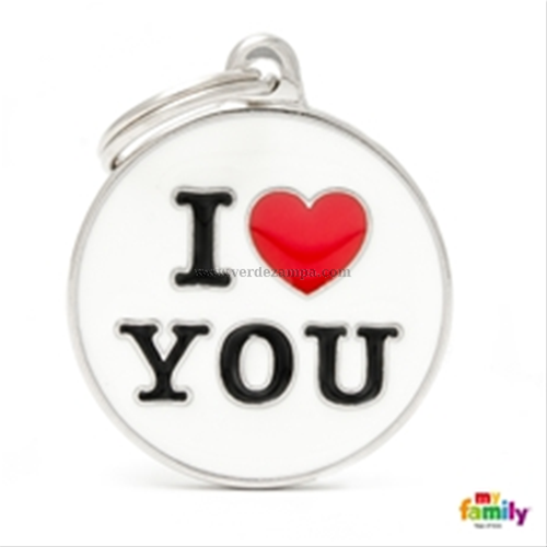 My Family Targhetta Medaglia I Love You - immagine 3