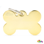 My Family Targhetta Medaglia Big Bone Golden Brass - immagine 2
