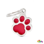 My Family Targhetta Medaglia Red Pawprint - immagine 2