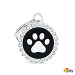 My Family Targhetta Medaglia Black Glam Paw - immagine 2