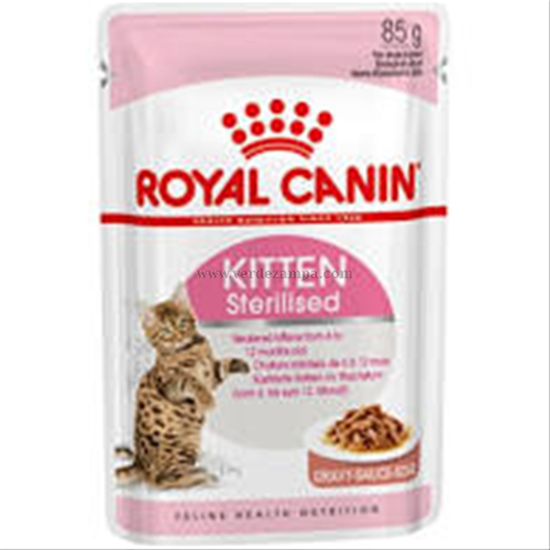 Royal Canin Cat Umido Busta Gravy Kitten Sterilized Gr 85 - immagine 3