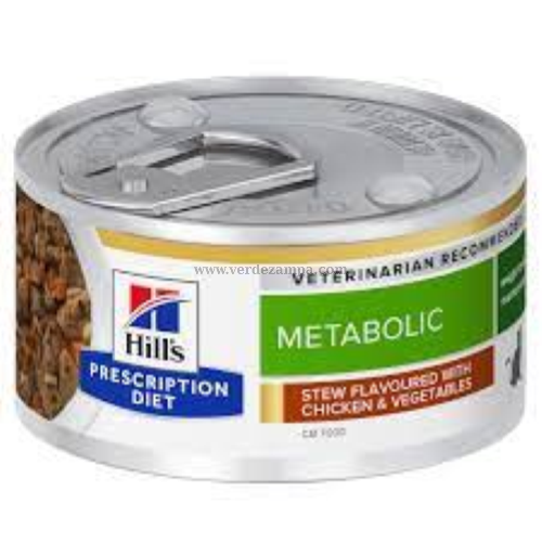 Hill's Cat Umido Prescription Diet Lattina Metabolic Pollo Stew Gr 82 - immagine 3
