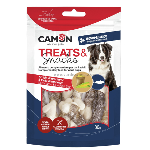 Camon Ae070 Snacks Dry Fishskin & Bone 80gr - immagine 3