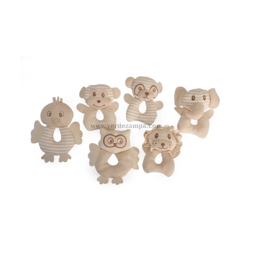 Camon Ag0334 Gioco Gatto (poliestere) Con Catnip, Elefante+leone+orso+gufo+canarino+ Scoiattolo - immagine 3
