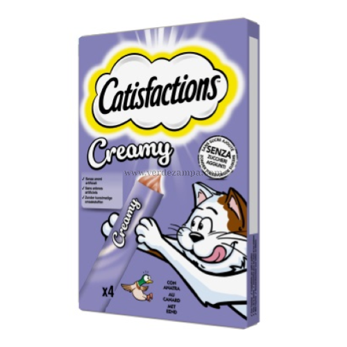 Catisfactions Creamy Anatra 4 X Gr 10 - immagine 3